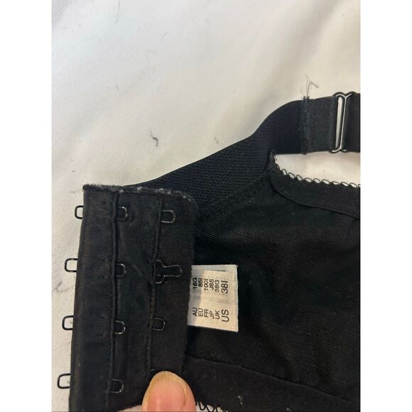 Wacoal black lace 38I bra rn#855186 - Picture 5 of 8